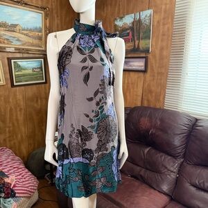 Le Château Floral Silk Blend Dress